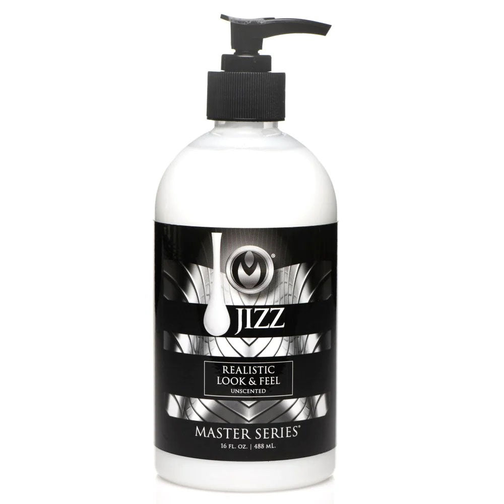 "Master Series Jizz Unscented Water-Based Body Glide - 16 Oz MS-AH048-16OZ"