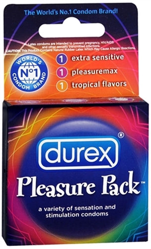 "Durex Pleasure Pack - 3 Pack PM30042"