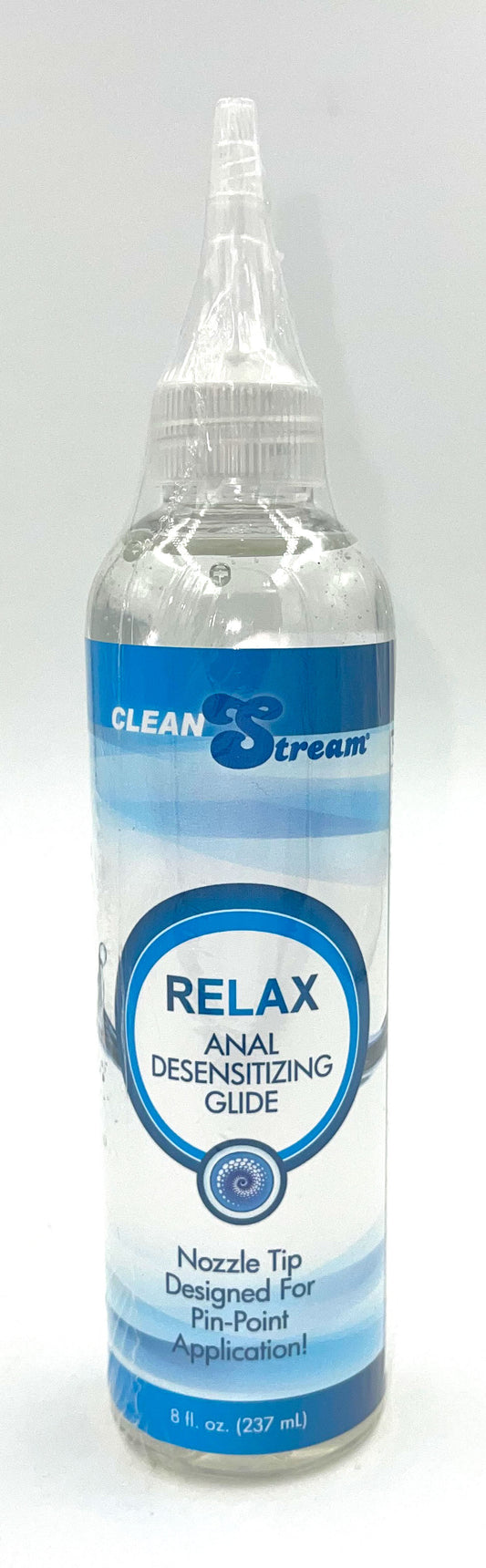 "Relax Desensitizing Anal Lube With Dispensing Tip - 8 Oz CS-AF987"