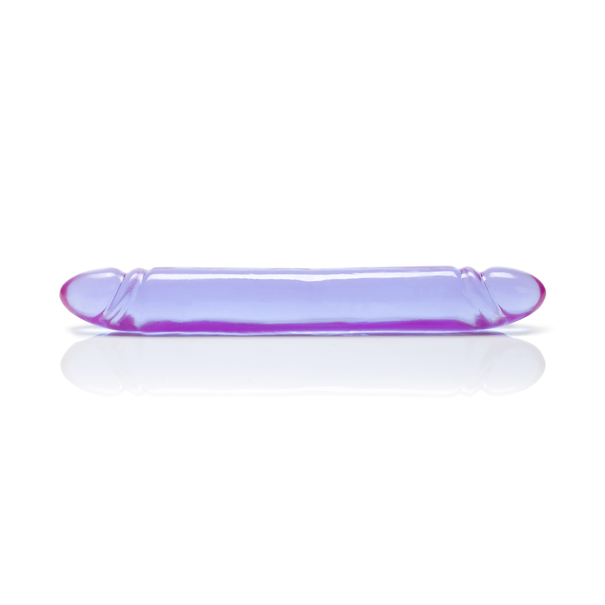 "Reflective Gel Smooth Double Dong - Purple SE0280302"