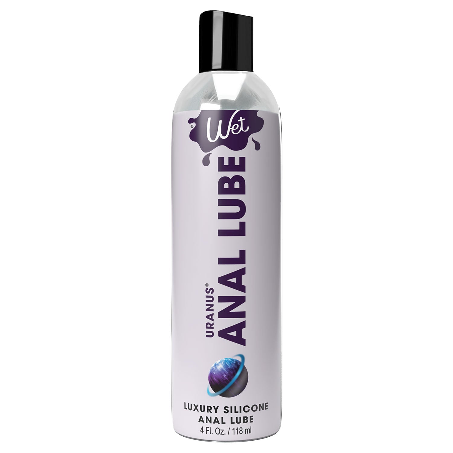 "Wet Uranus Anal Lube - Premium Silicone Based Lubricant 4 Oz WT35009"