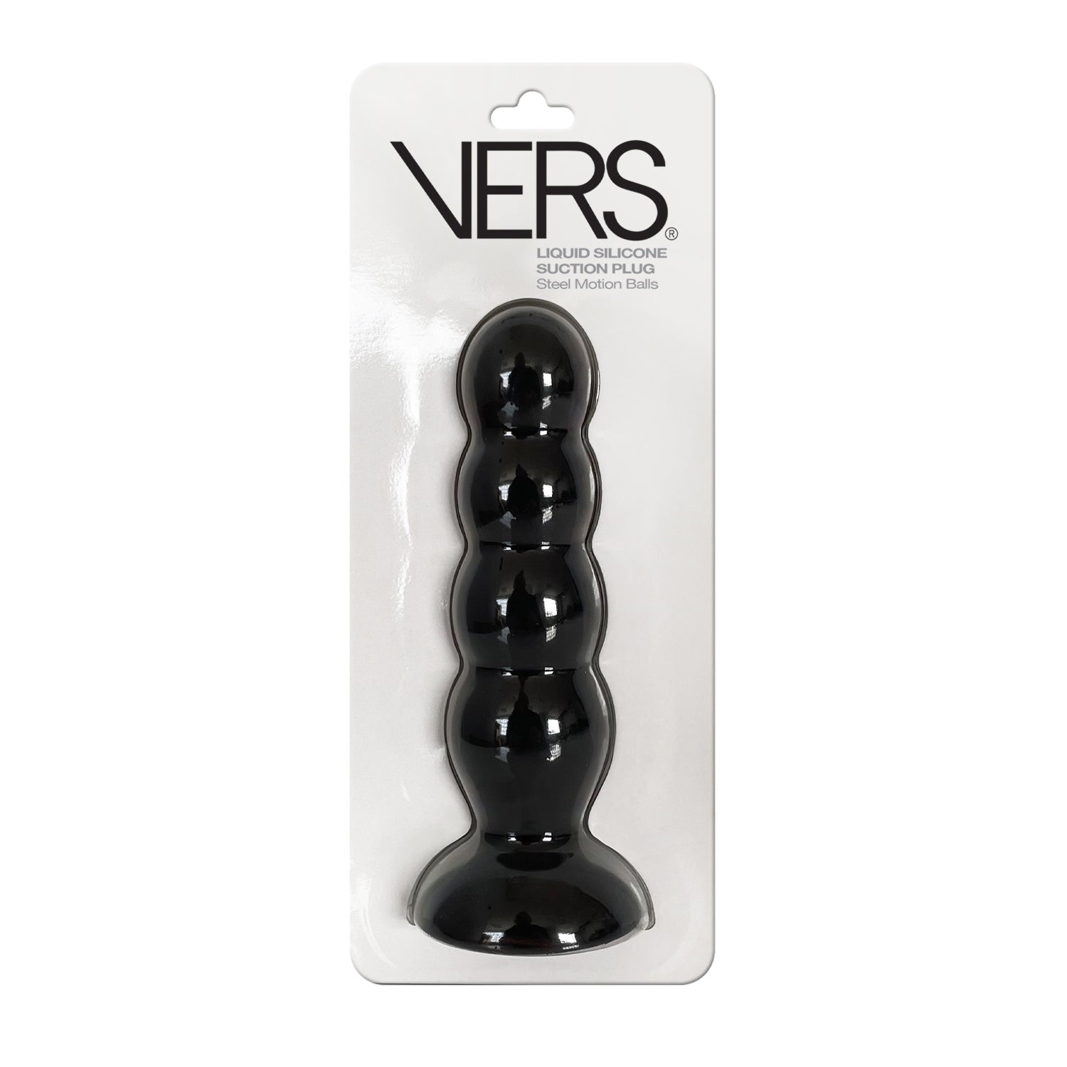 "Vers Liquid Silicone Suction Plug - Black BY-VRS-2209"
