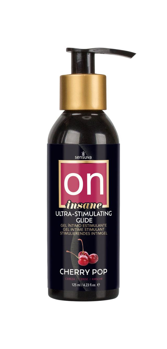 "On Insane Ultra-Stimulating Personal Moisturizer - 4oz Cherry Pop SEN-VL588-ML"